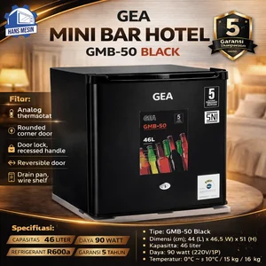 KULKAS MINUMAN MINI (GEA) GMB-50 / Mini Bar Refrigerator