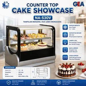COUNTER TOP CAKE SHOWCASE (GEA) NA-530V / Mesin Showcase Cake GEA 140 Liter