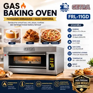 OVEN GAS (GETRA) RFL-11GD / Mesin Gas Oven