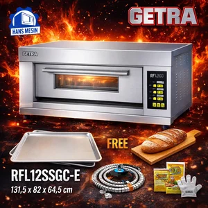 OVEN GAS (GETRA) RFL-12SSGC / Mesin Gas Oven