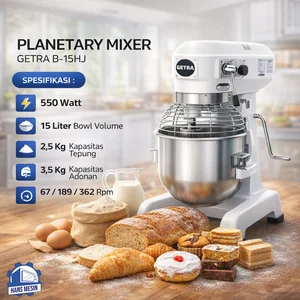 PLANETARY MIXER (GETRA) B-15HJ / Planetary Mixer