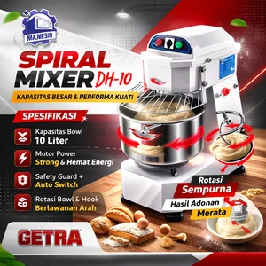 SPIRAL MIXER 10 LITER (GETRA) DH-10 / Planetary Mixer