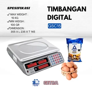 TIMBANGAN DIGITAL (GETRA) GSC-15 / GSC15