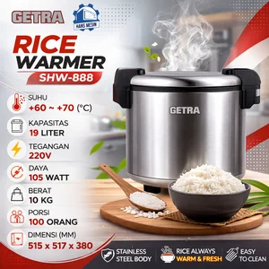 RICE WARMER (GETRA) SHW-888 / Rice Cooker