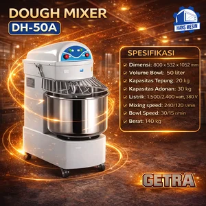 SPIRAL MIXER (GETRA) DH-50/A / Planetary Mixer