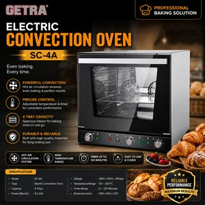 ELECTRIC CONVECTION OVEN (GETRA) SC-4A / MESIN GAS OVEN
