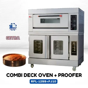 GETRA COMBI DECK OVEN + PROOFER RFL-12SS+FJ10 / OVEN + PENGEMBANG ROTI