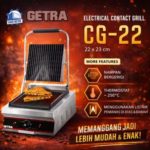 ELECTRICAL CONTACT GRILL (GETRA) CG-22 / GAS GRILLER