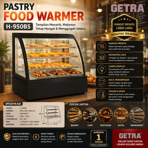 PASTRY FOOD WARMER (GETRA) H-950BS / Mesin Penghangat