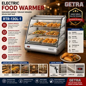 FOOD WARMER (GETRA) RTR-130L-1 / Mesin Penghangat Makanan dan Minuman