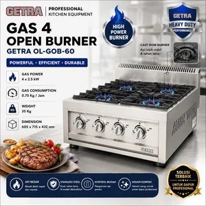 KOMPOR GAS OPEN BURNER (GETRA) OL-GOB-60