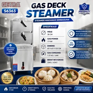 GAS DECK STEAMER (GETRA) S6363 / STEAMER MAKANAN
