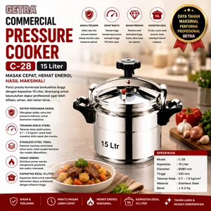COMMERCIAL PRESSURE COOKER (GETRA) C-28 / Mesin Presto