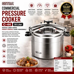 COMMERCIAL PRESSURE COOKER (GETRA) C-44 / MESIN PRESTO