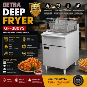 DEEP FRYER (GETRA) GF-380YS / Mesin Penggorengan / Deep Fryer
