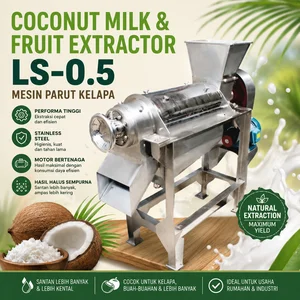 COCONUT MILK & FRUIT EXTRACTOR LS-0.5 / MESIN PARUT KELAPA