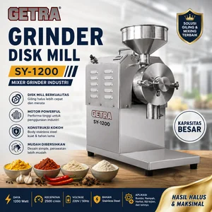 GRINDER DISK MILL (GETRA) SY-1200 / Mixer Grinder Industri