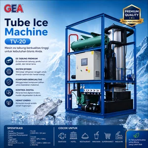 Tube Ice Machine (GEA) TV-20 / Mesin Ice Cube