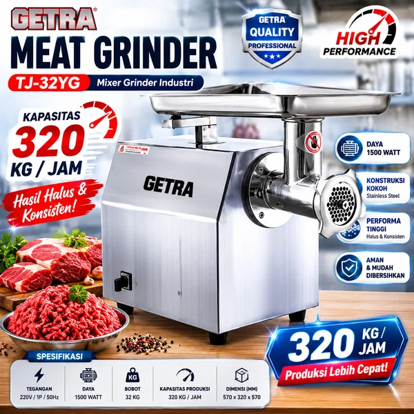 MEAT GRINDER (GETRA) TJ-32YG 320 KG / JAM / Mixer Grinder Industri