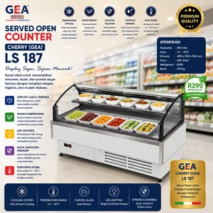 SERVED OPEN COUNTER (GEA) CHERRY LS 187 / Showcase Cooler
