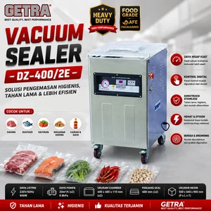VACUUM SEALER (GETRA) DZ-400/2E / Mesin Vacuum Packaging