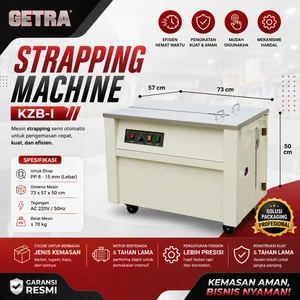 STRAPPING MACHINE (GETRA) KZB-I / Mesin Strapping