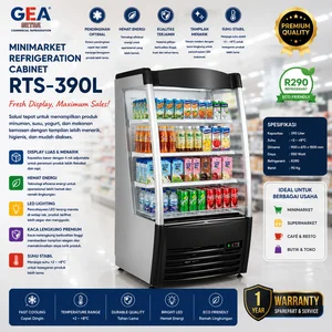 Minimarket Refrigeration Cabinet (GEA) RTS-390L / Rak Supermarket