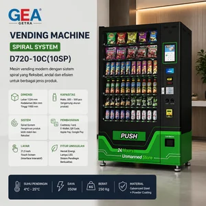 VENDING MACHINE (GEA) SPIRAL SYSTEM D720-10C(10SP) / Showcase Cooler
