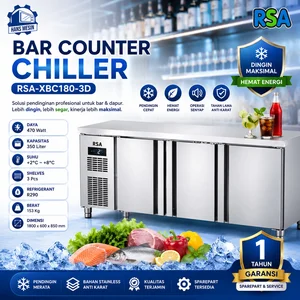 UNDERCOUNTER CHILLER BAR (RSA) XBC-180-3D / Kulkas Undercounter