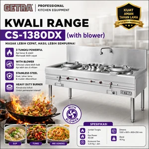 GAS KWALI RANGE (GETRA) CS-1380DX