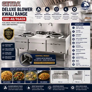 DELUXE BLOWER KWALI RANGE (GETDELUXE BLOWER KWALI RANGE (GETRA) DBR-48/96ADXRA) DBR-48/96ADX / Gas Kwali Range