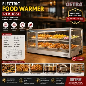 FOOD WARMER (GETRA) RTR-185L / Mesin Penghangat Makanan dan Minuman