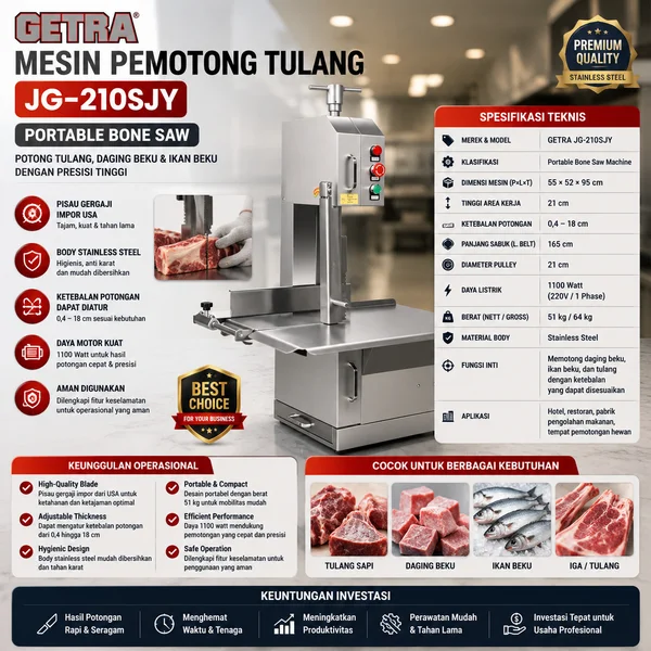 Mesin Pemotong Tulang JG-210SJY / JG 210JY