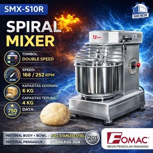 Fomac Spiral Dough Mixer SMX-S10R