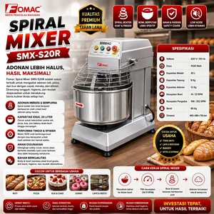 Fomac Spiral Mixer SMX-S20R / SMX S20R