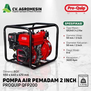  Pompa Air Pemadam Kebakaran 2 Inch Proquip QFP 200