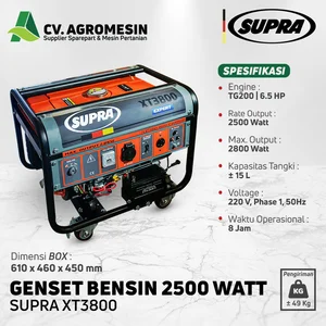 Genset Bensin Supra XT3800 2800 Watt