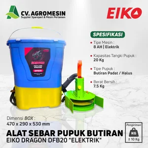 Alat Tebar Pupuk Fertilizer Spreader Eiko Dragon DFB20 Elektrik 20 Kg