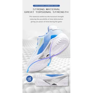 Sepatu Badminton KH D510 510 Biru Kumpoo