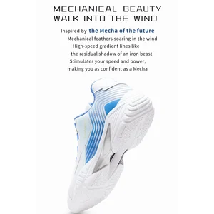 Sepatu Badminton KH D510 510 Biru Kumpoo