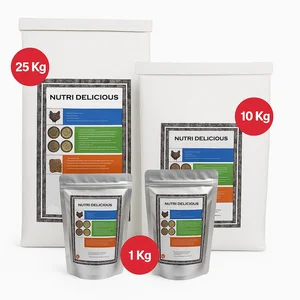 Pakan Suplemen Udang Cepat Besar  – Nutri Delicious Nafsu Makan Naik Panen Maksimal