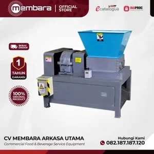 Mesin Shaft Shredder 300 Kg/Jam ANDARO ASF-300 Penghancur Daur Ulang Limbah Sampah / Mesin Daur Ulang Plastik