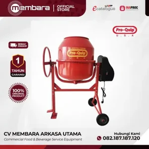 Mesin Molen Pengaduk Semen / Mesin Pengaduk Beton dan Semen Coran PROQUIP CT220 Concrete Mixer 220 Liter