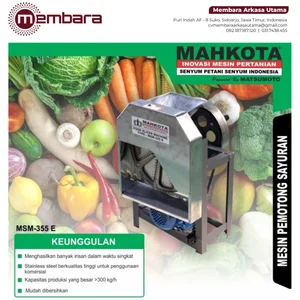 MSM – 355 E FOOD SLICER MACHINE MESIN PEMOTONG SAYURAN MAHKOTA / Alat Pemotong Sayuran
