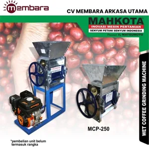 MCP-250 WET COFFEE GRINDING MACHINE / Mesin Pengupas Kulit Kopi BASAH MAHKOTA