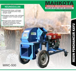 MAHKOTA MWC-500 WOOD CRUSHER MACHINE MESIN PENGHANCUR KAYU  