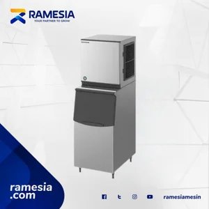 Mesin Es Batu Kristal HOSHIZAKI KMD-270AB Plus Bin Crescent Ice Maker 255-270 Kg/Hari Mesin Es Tube / Kristal