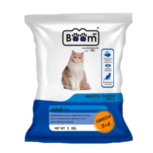 Makanan Kucing BOOM CAT / 1Kg / Mackarel Flavor