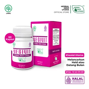 Kapsul Herbal VEGIVIT Membantu Memelihara Kesehatan Herbal Indo Utama - 60 Kapsul (Jamu dan Herbal)