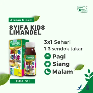 Madu SYIFA KIDS LIMANDEL Membantu Daya Tahan Tubuh Anak Herbal Indo Utama - 100 ml 